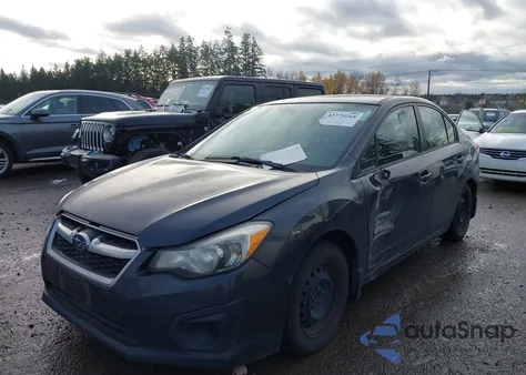 2013 Subaru Impreza 2.0I from USA, damaged, VIN JF1GJAA6XDH020452
